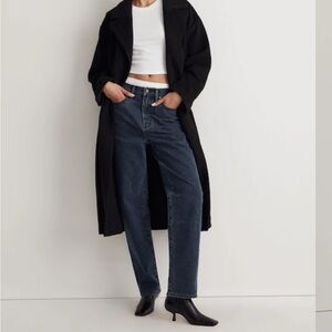 Madewell The Dadjean in Charcoal Indigo Wash